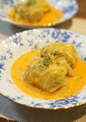 ロシア風♥もち麦入りロールキャベツ-レシピのメイン写真