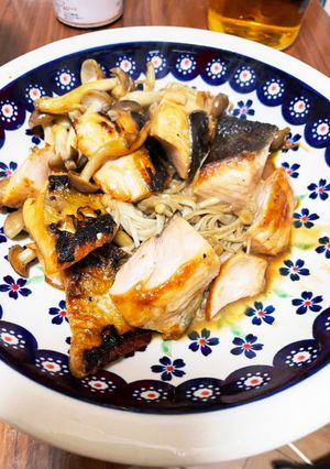 秋鮭のきのこバター炒め-レシピのメイン写真
