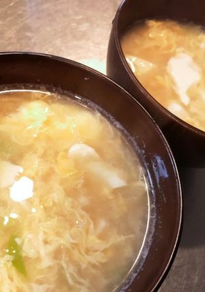 ダシダの豆腐と卵のスープ-レシピのメイン写真