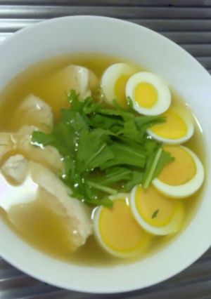 低糖質魚介だしの塩らーめん-レシピのメイン写真