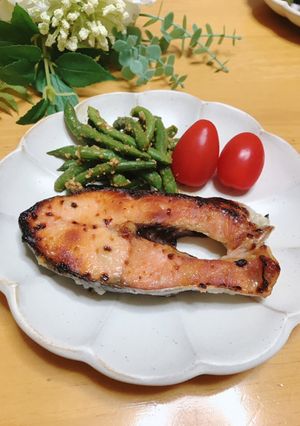 甘塩鮭の甘酒漬け焼き-レシピのメイン写真