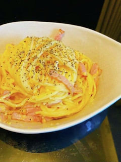 電子レンジでお手軽カルボナーラ-レシピのメイン写真