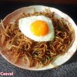 懐かしい味。駄菓子屋さんの焼そば♪