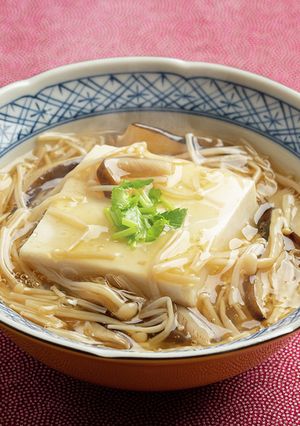 きのこたっぷり温豆腐-レシピのメイン写真
