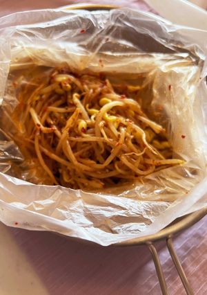 コリコリ★豆もやしナムル(袋でレンチン)-レシピのメイン写真