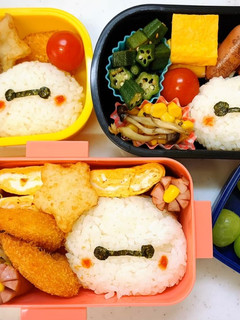 簡単キャラ弁 ベイマックス-レシピのメイン写真