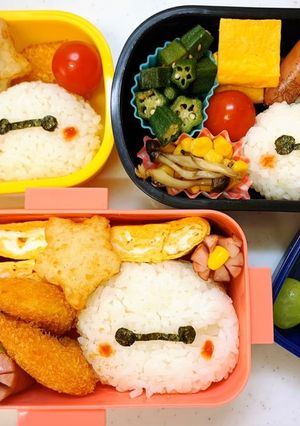 簡単キャラ弁 ベイマックス-レシピのメイン写真