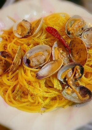 桃屋の刻みニンニクで作るアンチョビパスタ-レシピのメイン写真