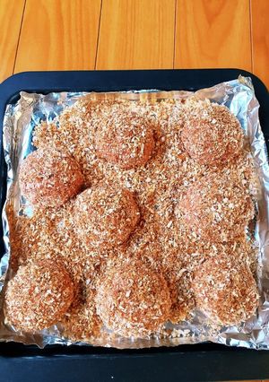オーブンで作る！簡単メンチカツ！-レシピのメイン写真