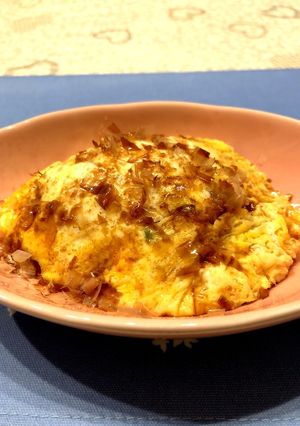 レンジで超簡単副菜♪オクラの和風オムレツ-レシピのメイン写真