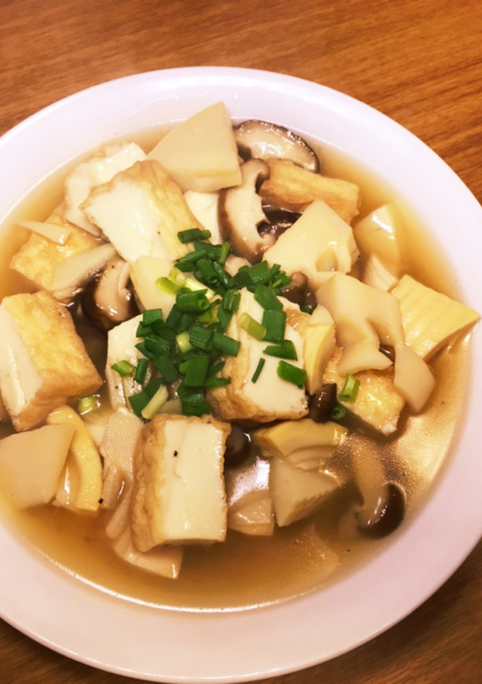 竹の子厚揚げ椎茸の酸辣湯-レシピのメイン写真