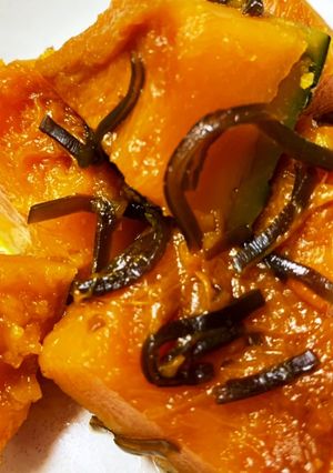 南瓜の塩昆布煮-レシピのメイン写真