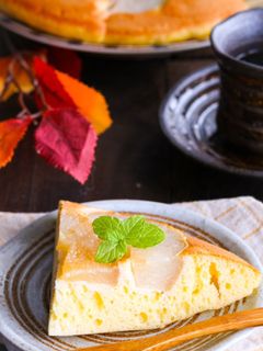 梨のアップサイドダウンケーキ-レシピのメイン写真