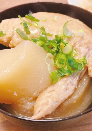 お酢でさっぱり！手羽大根-レシピのメイン写真