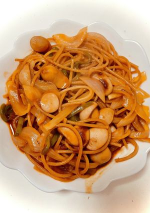 子供大好き！フライパンでナポリタン-レシピのメイン写真