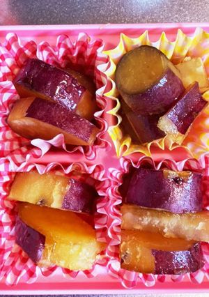 お弁当にさつまいもの甘露煮-レシピのメイン写真