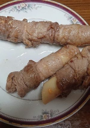 肉巻きチーカマ-レシピのメイン写真