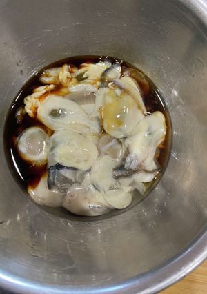 鮮度落ち気味な牡蠣の下処理 醤油洗い-レシピのメイン写真