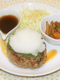 黒酢ポン酢の和風おろしハンバーグ-レシピのメイン写真