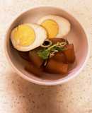 大根とゆで卵の照り煮（無水鍋使用）