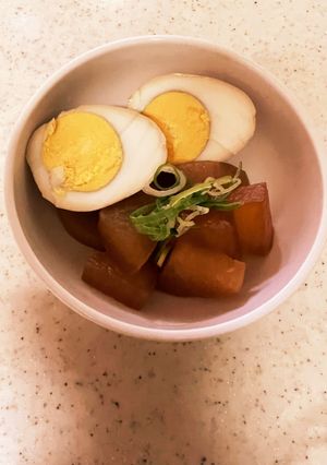大根とゆで卵の照り煮（無水鍋使用）-レシピのメイン写真