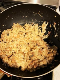 冷やご飯とサバ味噌煮でリゾット!-レシピのメイン写真