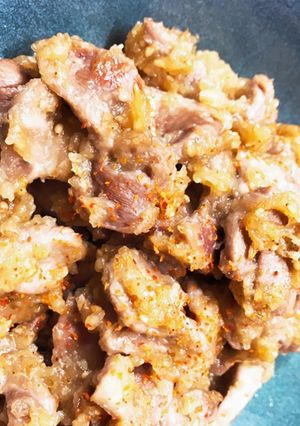 ズリ味噌-レシピのメイン写真