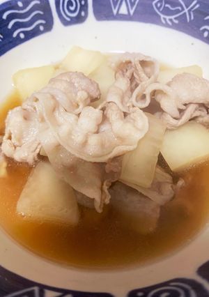 大根と豚バラの煮物-レシピのメイン写真