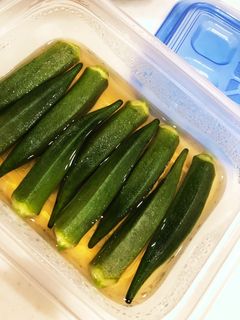 オクラの浅漬け-レシピのメイン写真