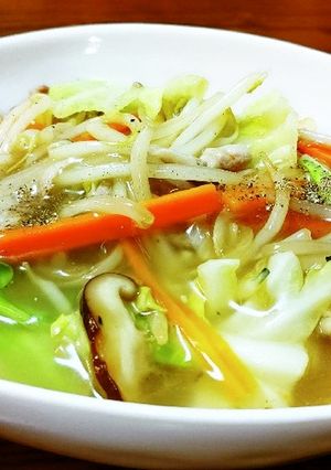餡だけ（？）野菜らーめん。-レシピのメイン写真
