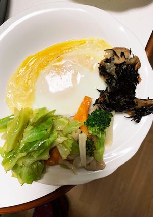 レンジ隙間埋め和風温野菜サラダ-レシピのメイン写真