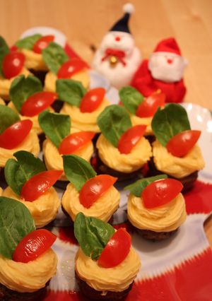 クリスマスに✼ひとくちミートローフ-レシピのメイン写真