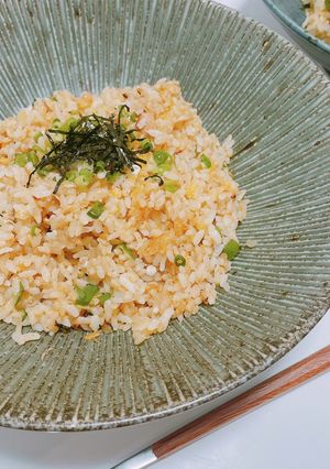 ツナとオクラの醤油チャーハン-レシピのメイン写真