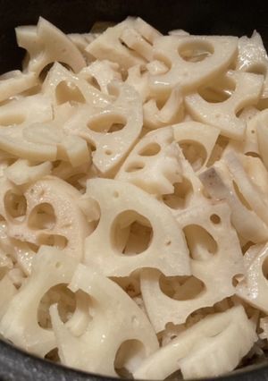 山椒香る れんこんの炊き込みごはん-レシピのメイン写真