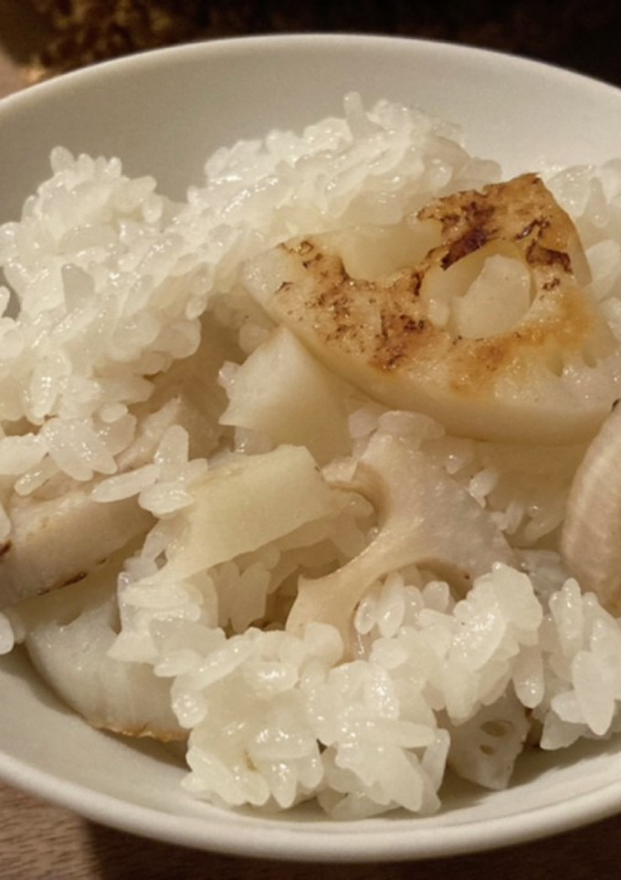 焼きれんこんと黒胡椒の混ぜごはん-レシピのメイン写真