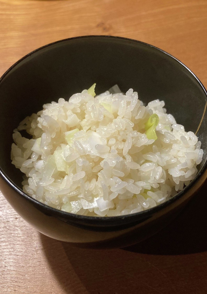 ねぎだけで作る　ねぎの炊き込みごはん-レシピのメイン写真
