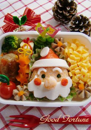 キャラ弁☆クリスマス　サンタさん♪-レシピのメイン写真