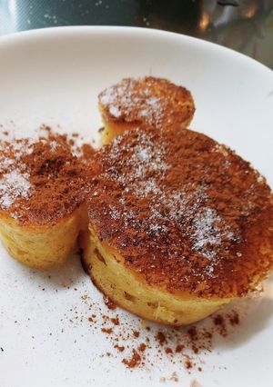 ダイエット低糖質大豆粉のスフレパンケーキ-レシピのメイン写真