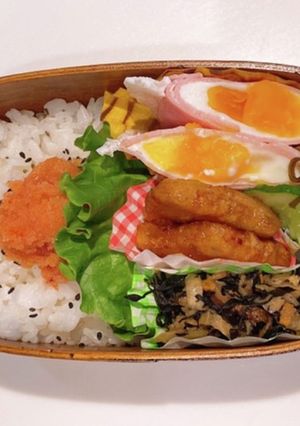 明太子ご飯弁当-レシピのメイン写真