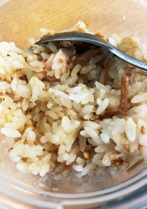 簡単!ツナとなめ茸の混ぜご飯-レシピのメイン写真