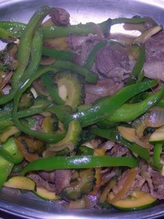 青野菜の肉炒め-レシピのメイン写真
