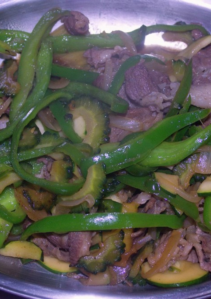 青野菜の肉炒め-レシピのメイン写真