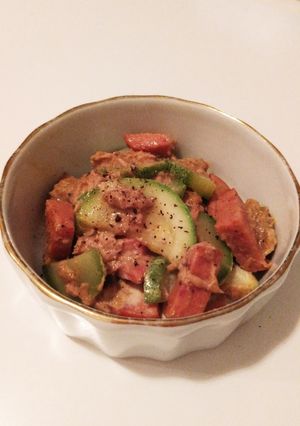 レンジで簡単☆ズッキーニのカレマヨ和え♪-レシピのメイン写真