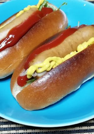 水菜のホットドッグ-レシピのメイン写真