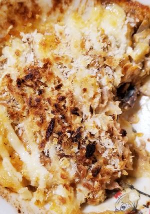 スパイシー鯖缶＋ポテトサラダのパン粉焼き-レシピのメイン写真