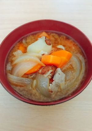 カレーセットで豚汁！-レシピのメイン写真