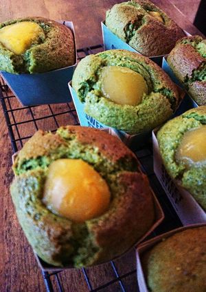 HMで栗の甘露煮入り抹茶マフィン-レシピのメイン写真