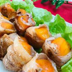 รูปของ 秋の味覚★柿の豚肉巻き
