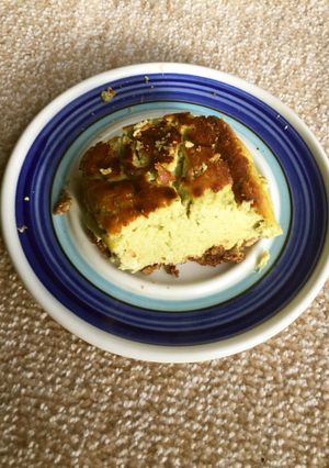 材料5つ！抹茶入りバスク風チーズケーキ♪-レシピのメイン写真