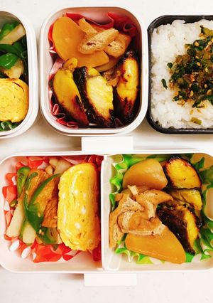 娘のお弁当172＋ダンナの分も★-レシピのメイン写真